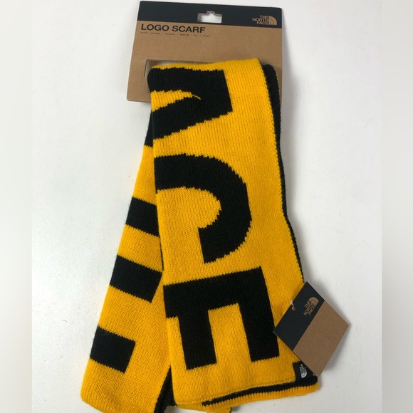 TNF The North Face Reversible Logo Scarf NWT Bold 2 Tone Design Unisex Scarves - Picture 1 of 6